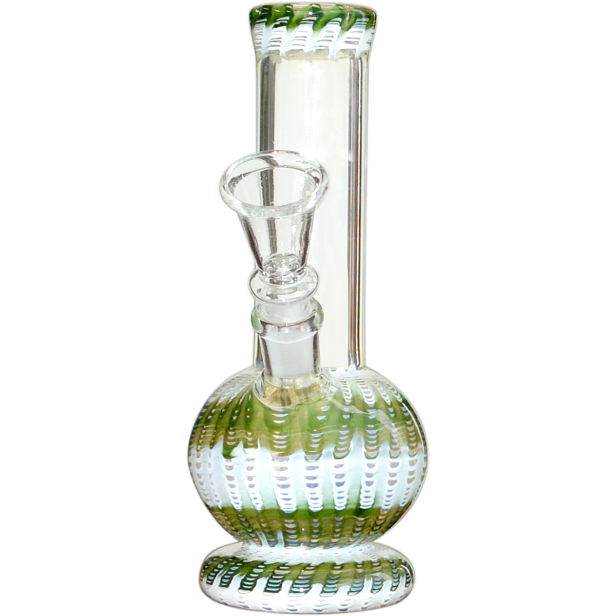 8 Inch American Fancy Artwork Glass Ice Bong Water Pipe 