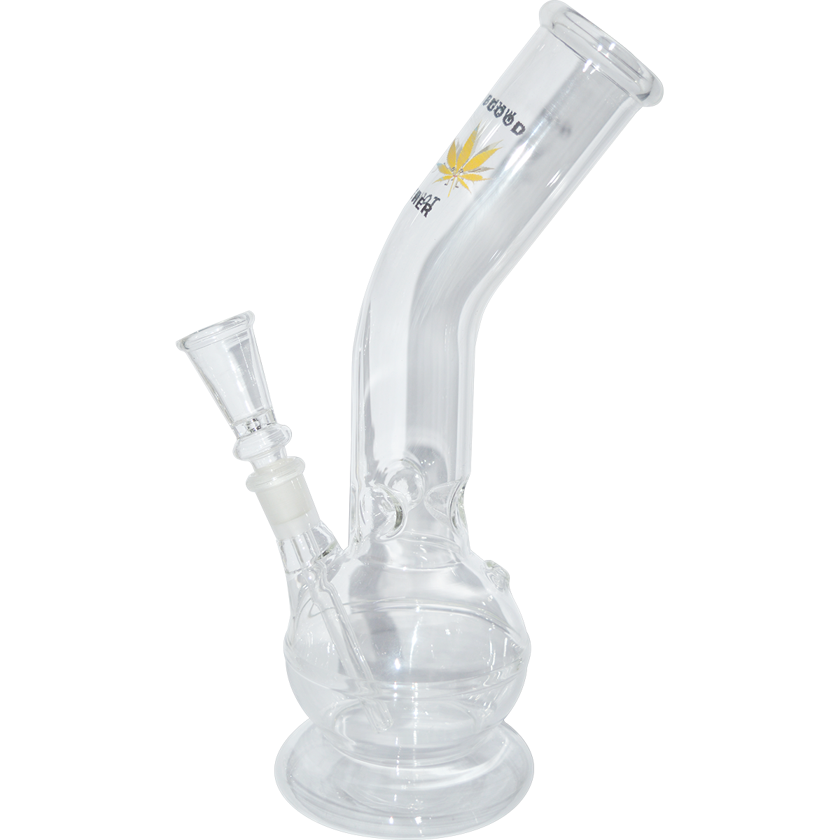 10 Inch Most Beautiful Decal Print  Glass Ice Bong 