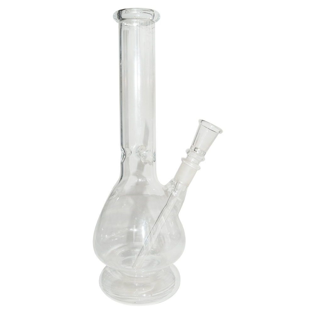 10 Inch Transparent Glass Ice Bong 