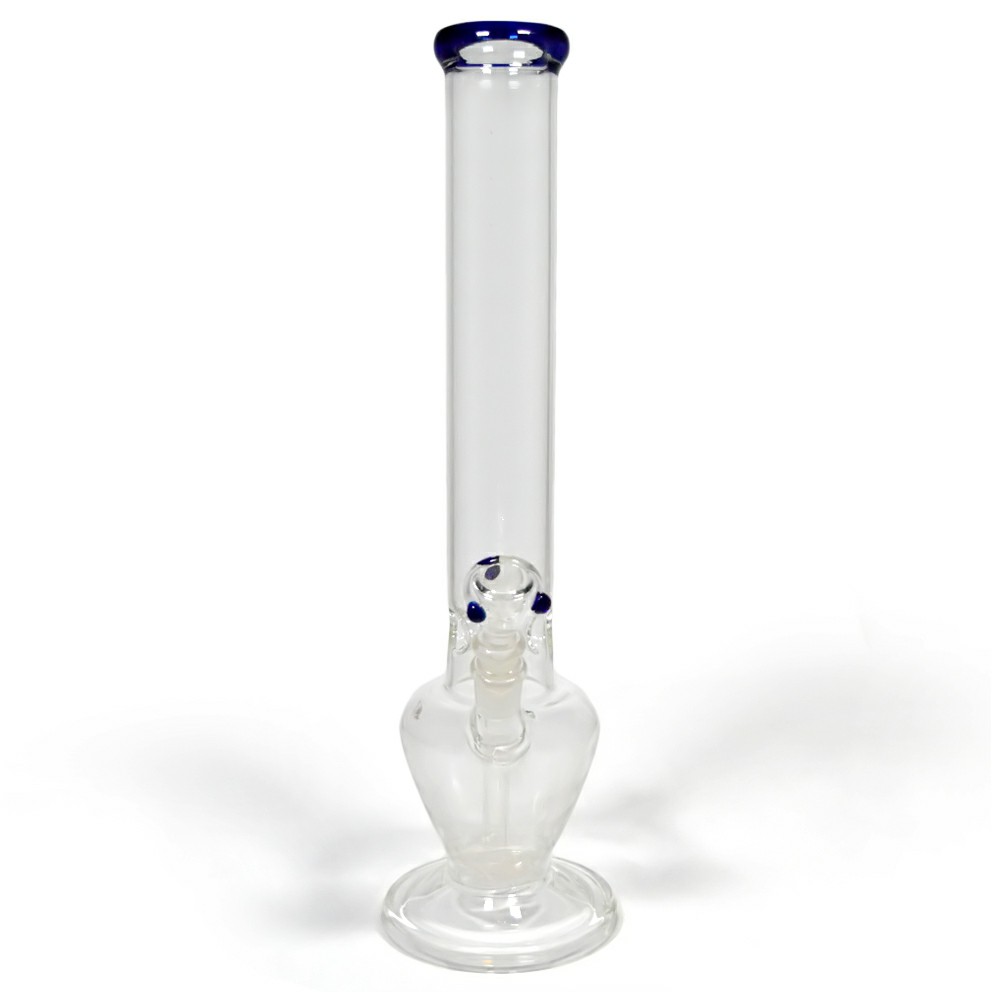 16 Inch Glass Ice Bong With Sticker 