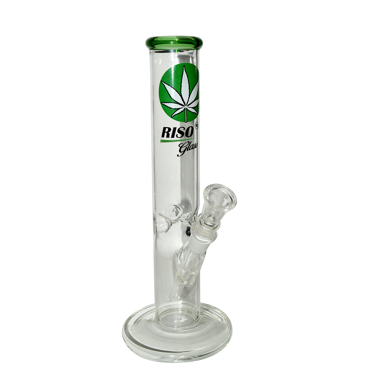 10 Inch Decal Print Glass Water Pipe Ice Bong 