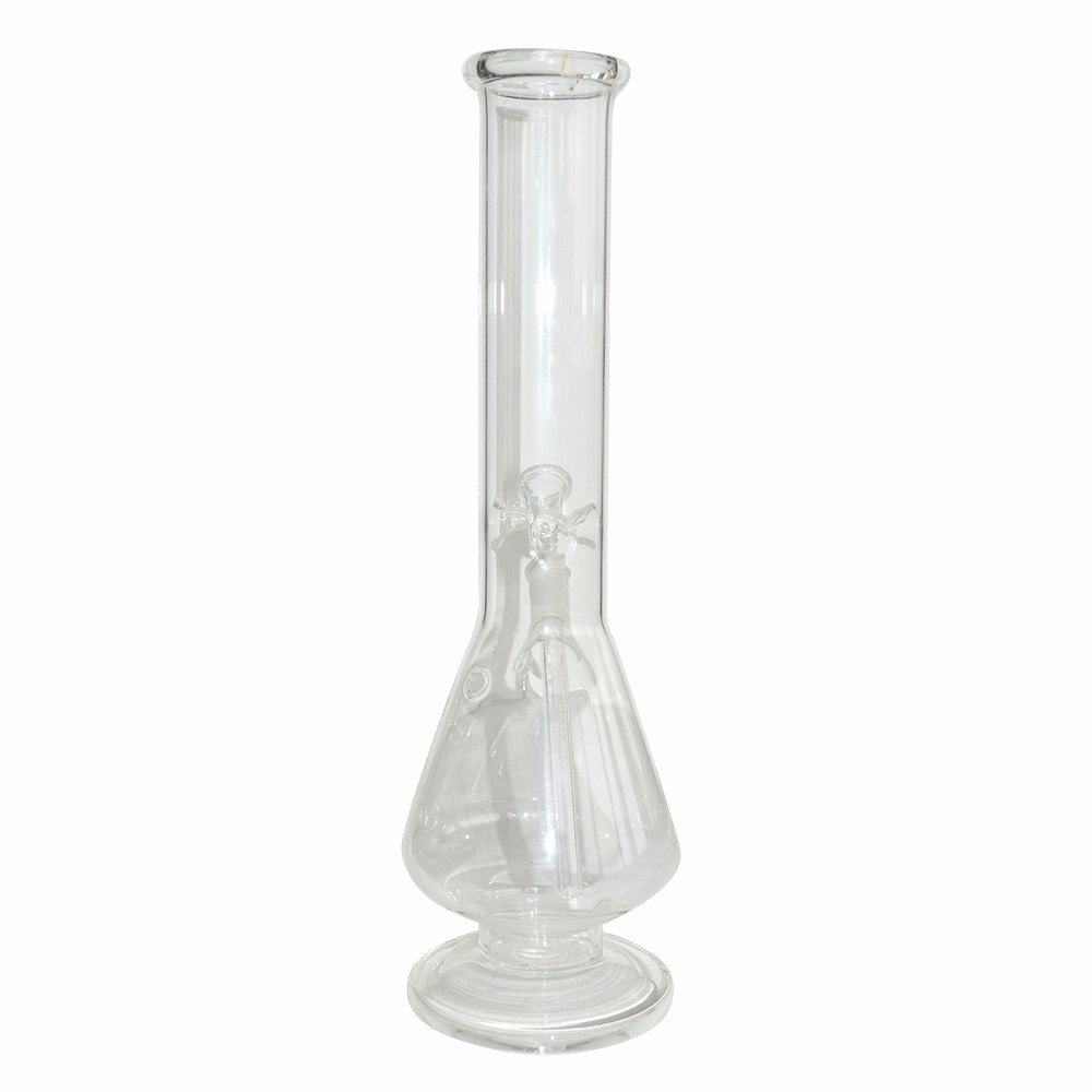 10 Inch Smoking Glass Ice  Bong (Transparent)