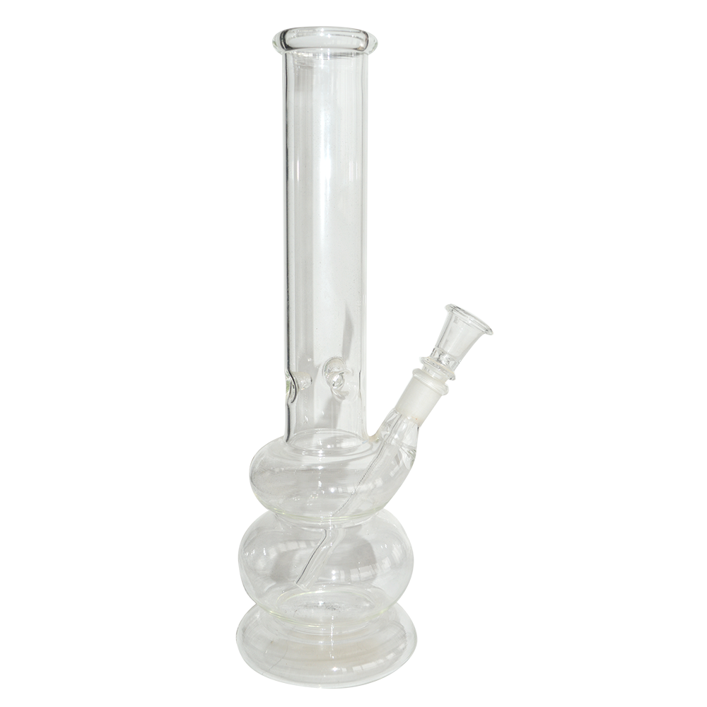 12 Inch Smoking Ice Bong (Transparent)