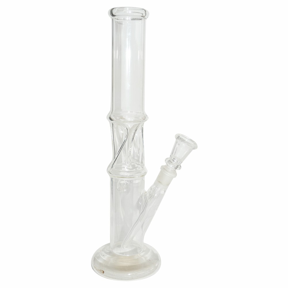 12 Inch Cylinder Glass Ice Bong 