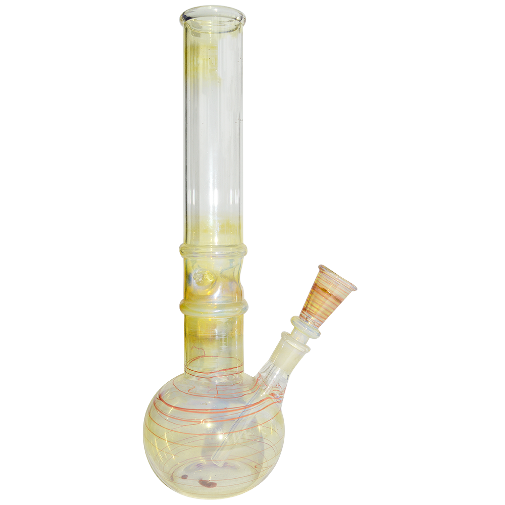 12 Inch Color Changing Single Bowl Glass Ice Bong 