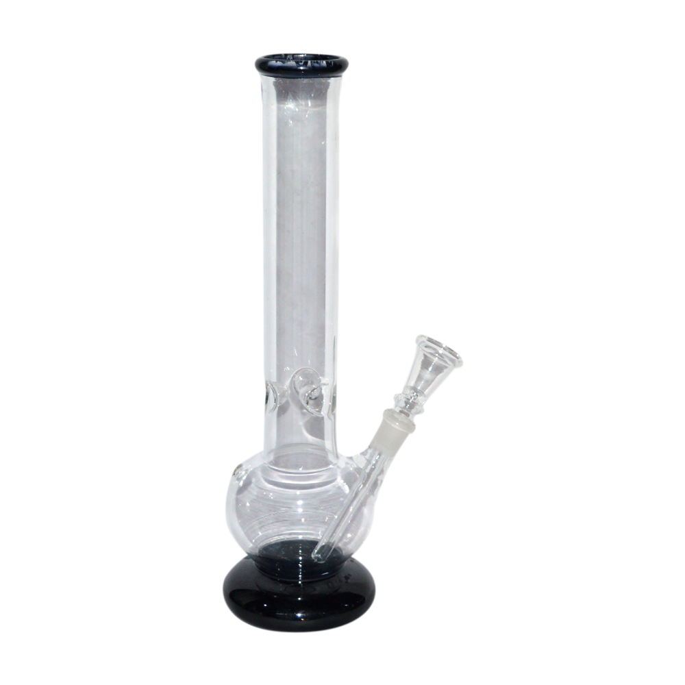 12 Inch Printed Color Single Bowl Glass Ice Bong 