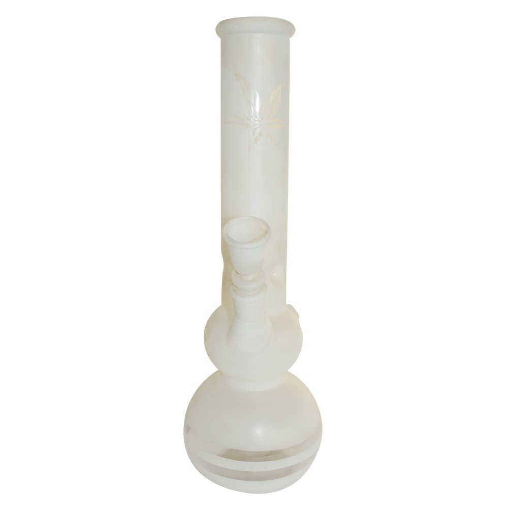 14inch Printed Color Smoking Glass Ice Bong 