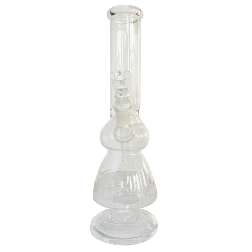 14 Inch  Glass Water Pipe Ice Bong 