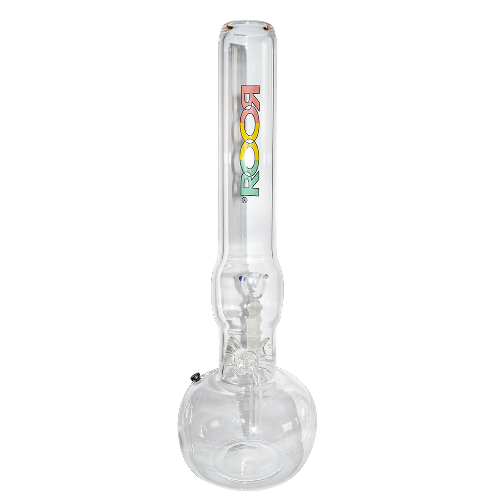 15 Inch  Decal Print Smoking Glass Ice Bong 