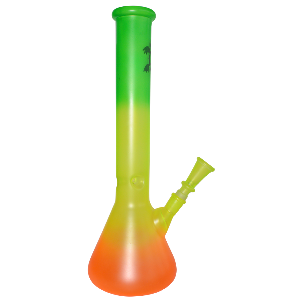 16 Inch Best Smoking Glass Ice Bong With Sticker 