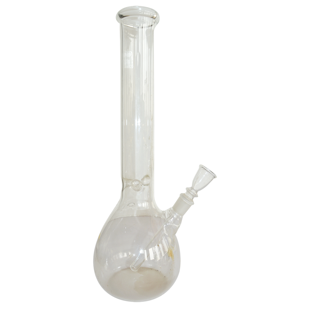 Smoking Single Bowl Glass Ice Bong 