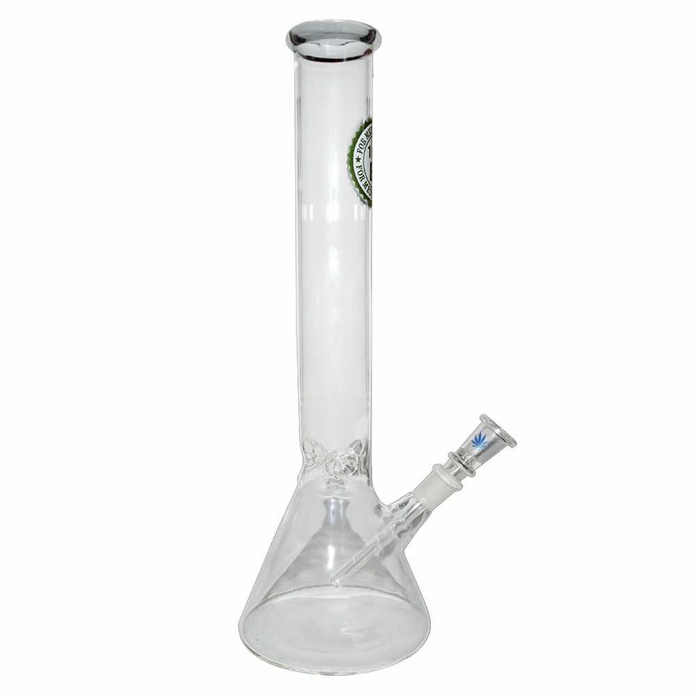 16inch Plain Smoking Glass Ice Bong 