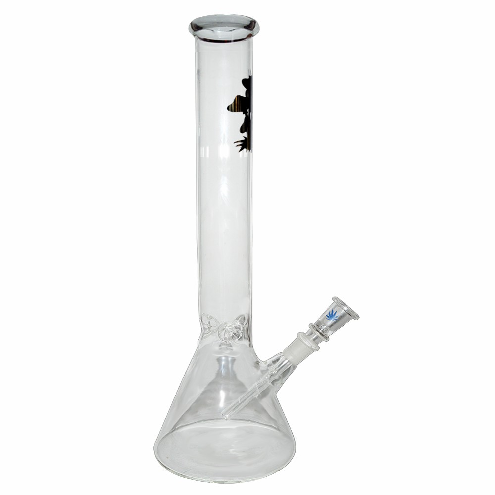 16inch Best Glass Ice Bong With Sticker 