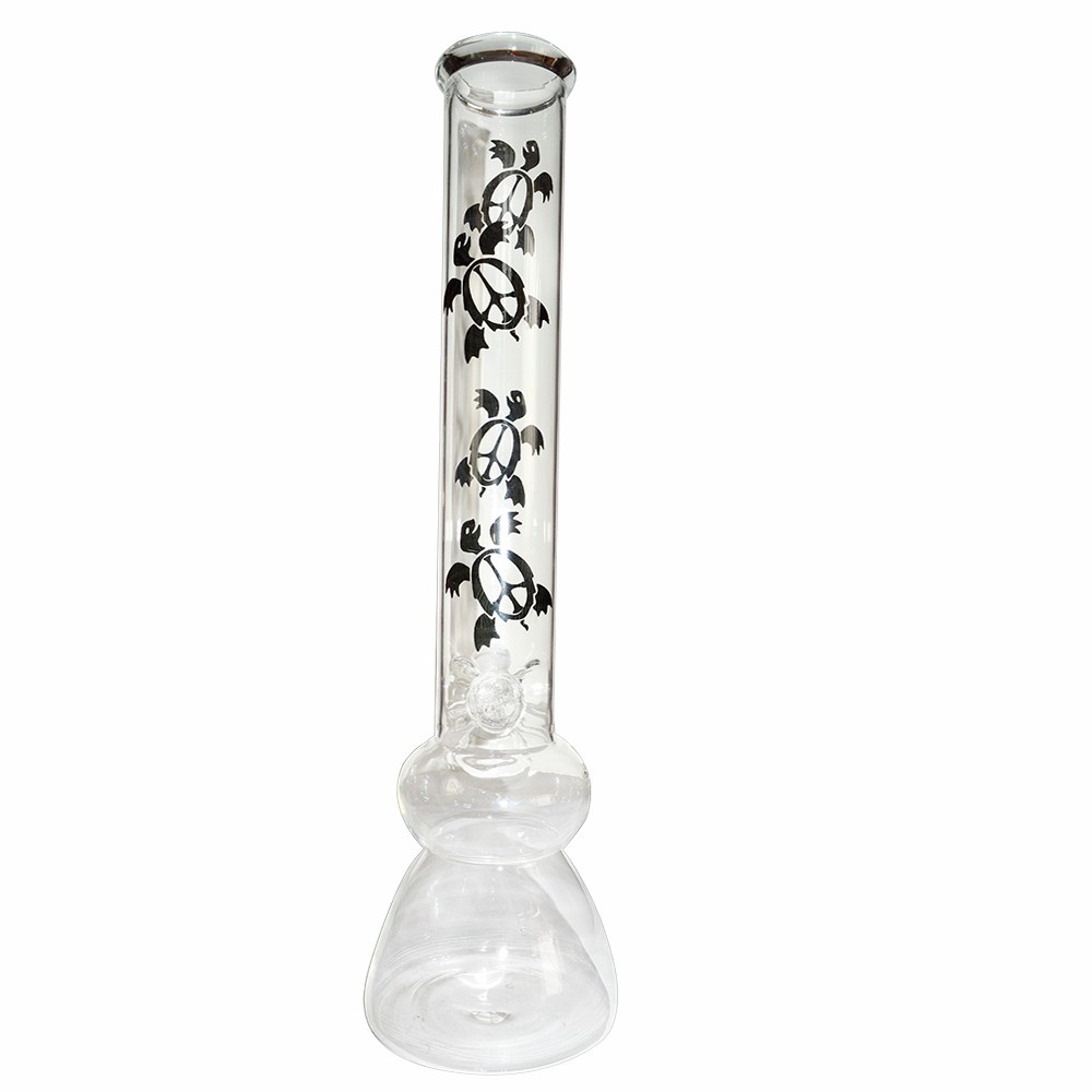 16inch Smoking Glass Ice Bong With (Transparent)