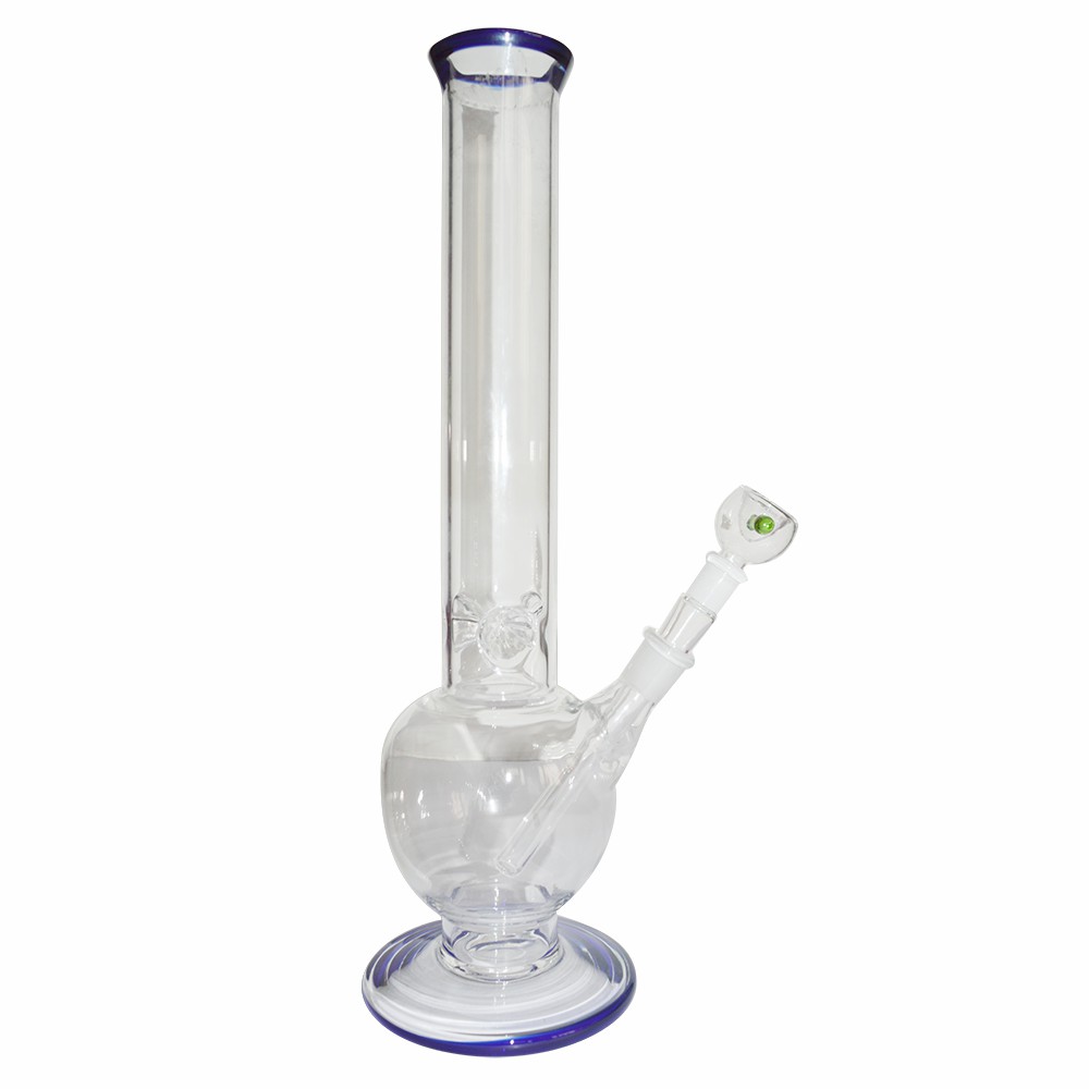 16 Inch 50mm Single Bowl Glass Ice Bong 