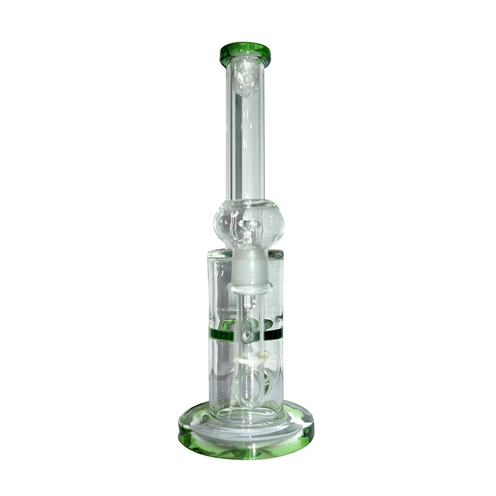 10 Inch Color Single Honey Comb Glass Oil Bong