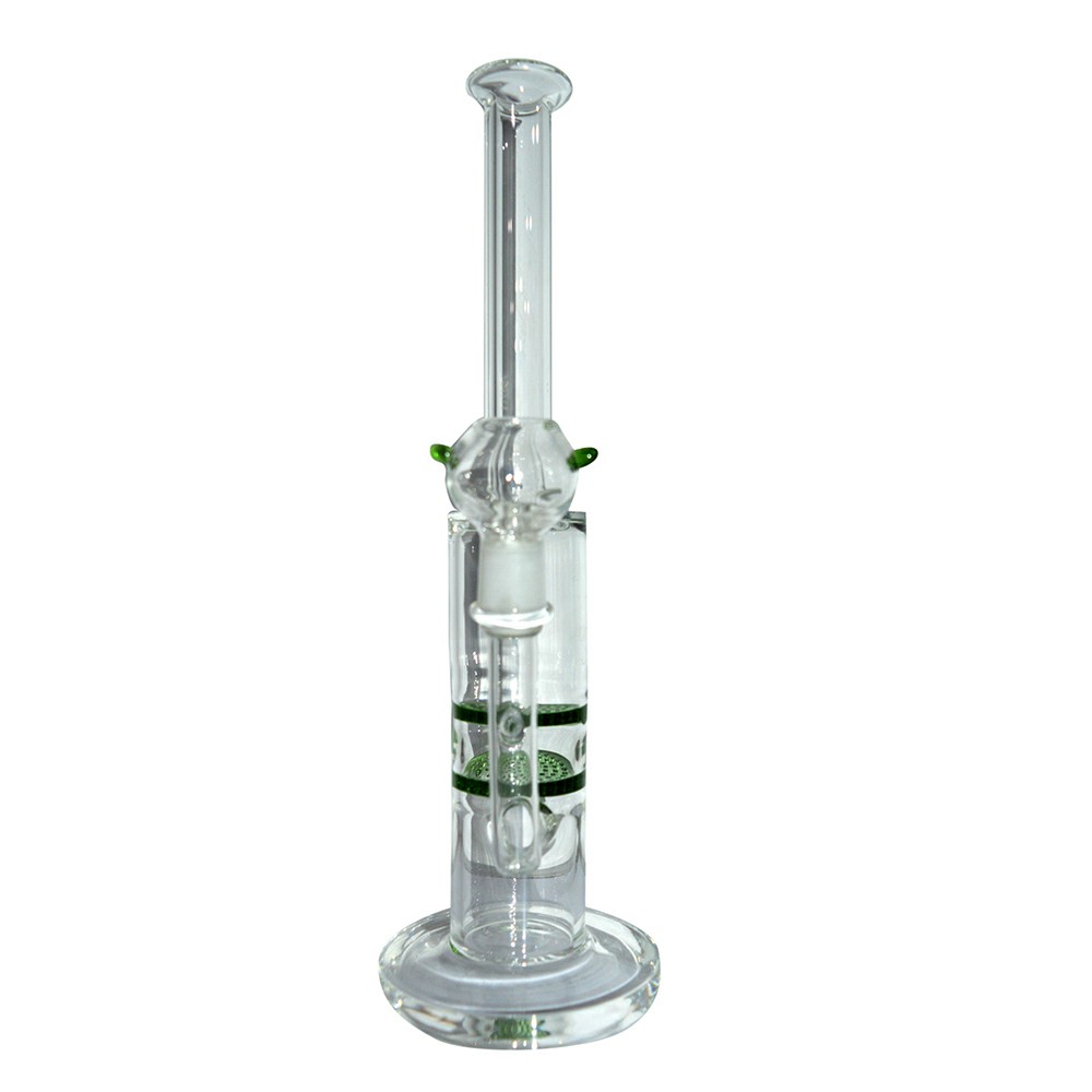 13 Inch Color Double Honey Comb Glass Oil Bong