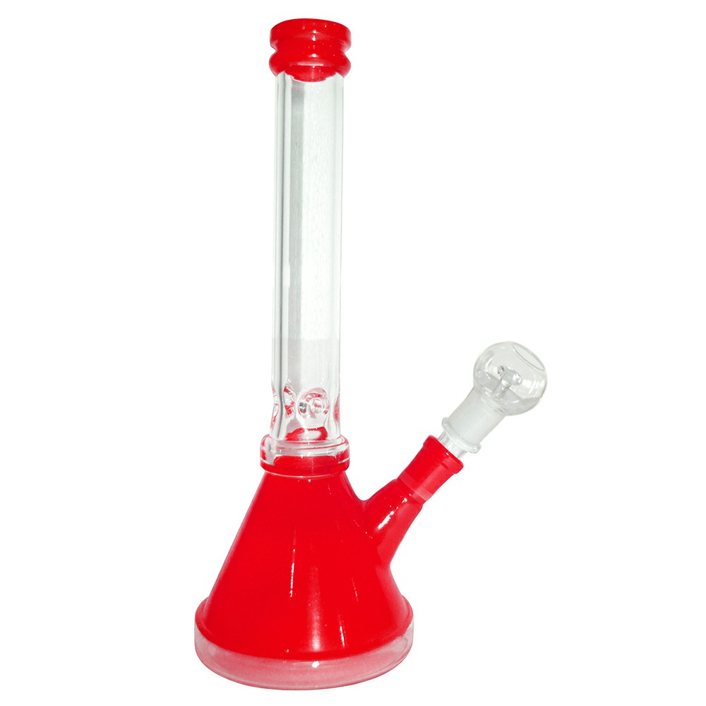 10 Inch Color Conical Bowl Base Glass Oil Bong