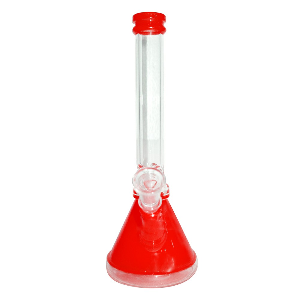 10 Inch Color Conical Bowl Base Glass Oil Bong