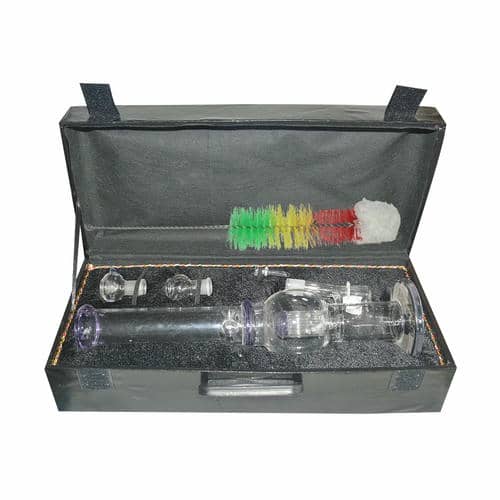 8 Leg Percolator Glass Ice Bong With Box