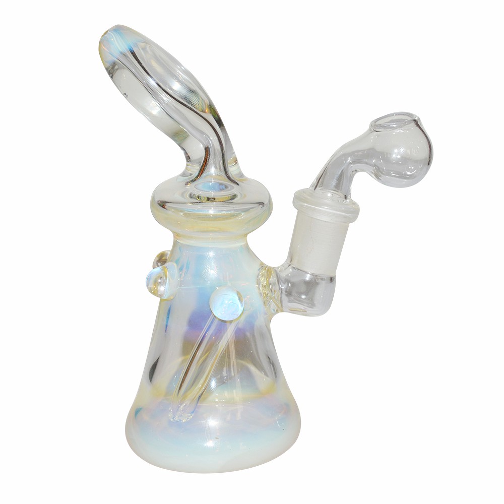 5 Inch Color Changing Glass Dab Bong 
