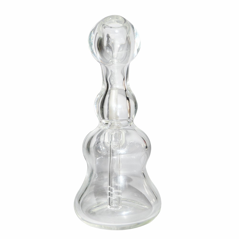 5 Inch Transparent Glass Dab Bong With Banger