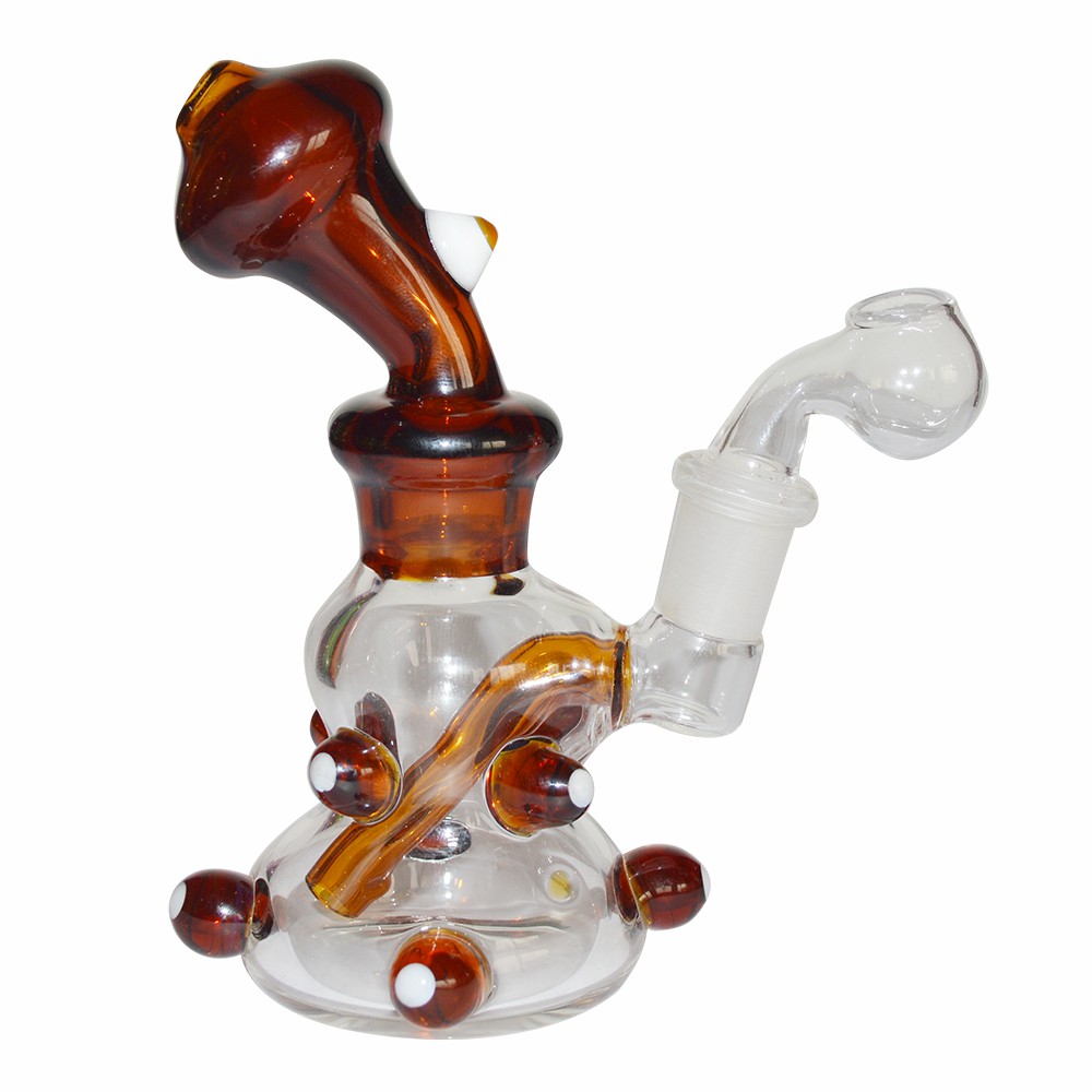 5 Inch Color Glass Dab Bong