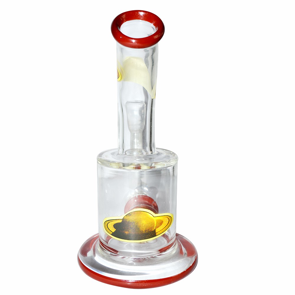 8 Inch Multi Sticker Glass Bong