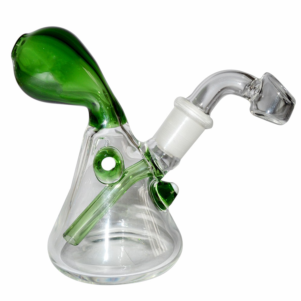 5 Inch Color Glass Oil Bong With Banger 