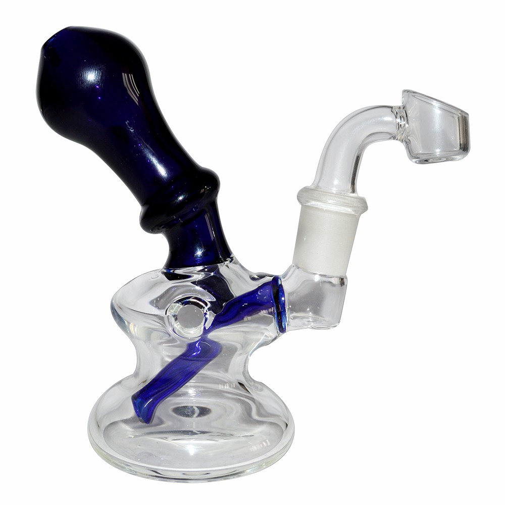 6 Inch Color Glass Dab Bong With Banger