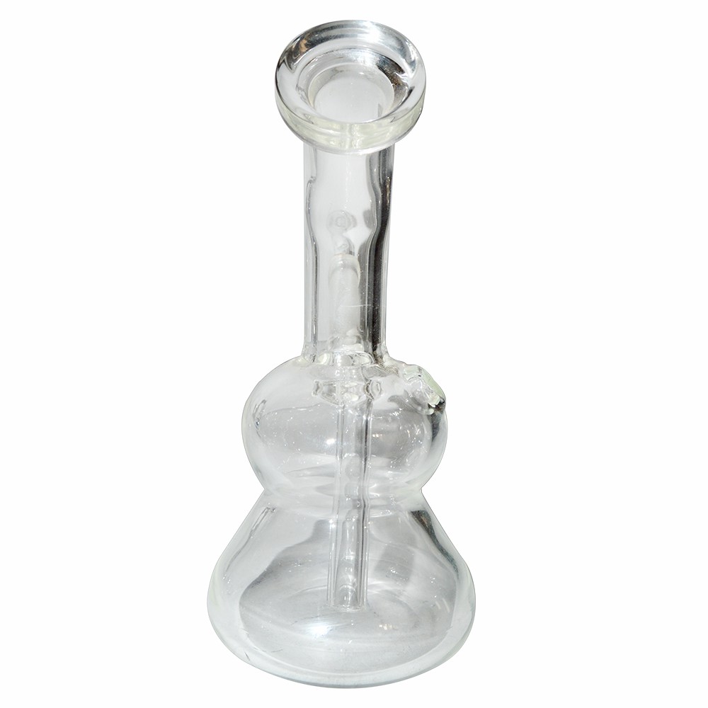 6 Inch Transparent Glass Dab Bong