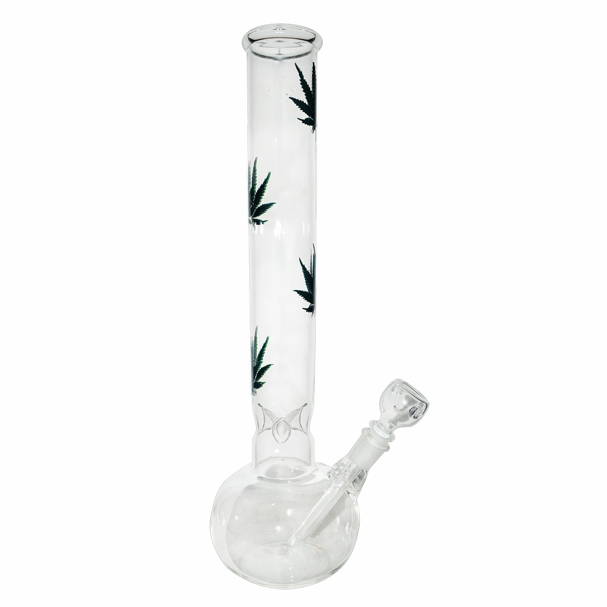 16 Inch 50mm Smoking Glass Pipe With Sticker 