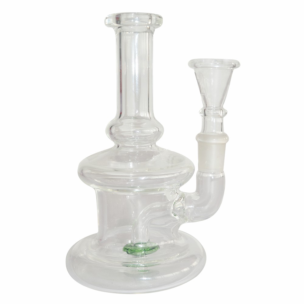 6 Inch Diffuser  Glass Ice Bong (Transparent)