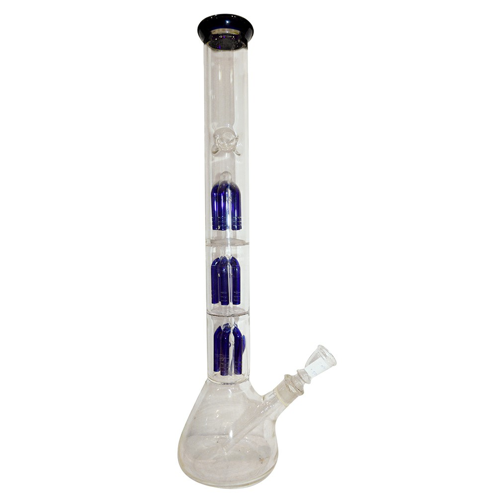 22 Inch Traditional Design Glass Ice Bong 