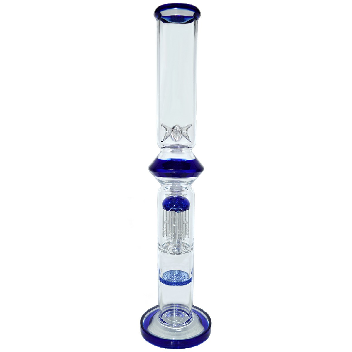 18inch Top Quality Smoking Glass Ice Bong 