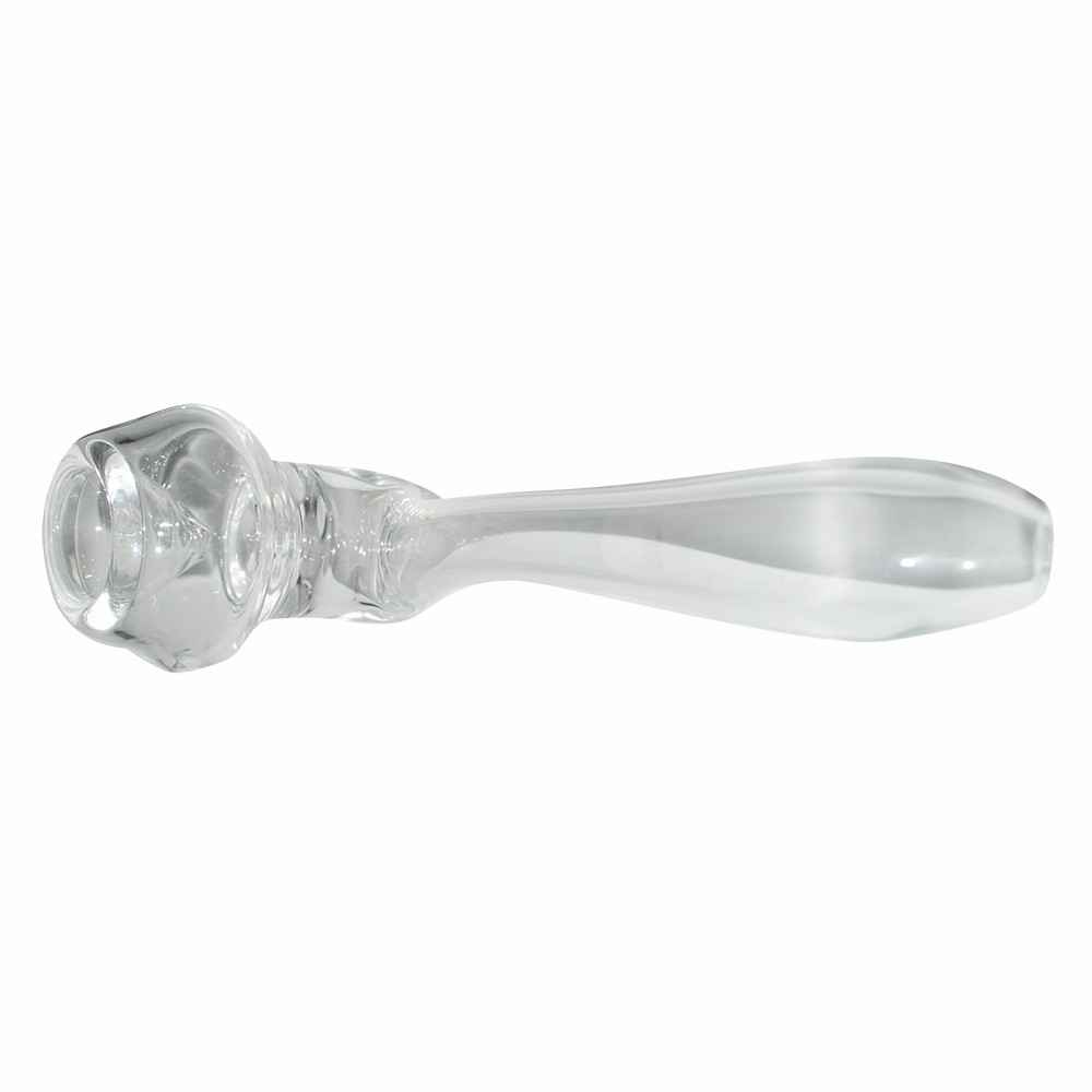 16cm Transparent Glass Pipe 