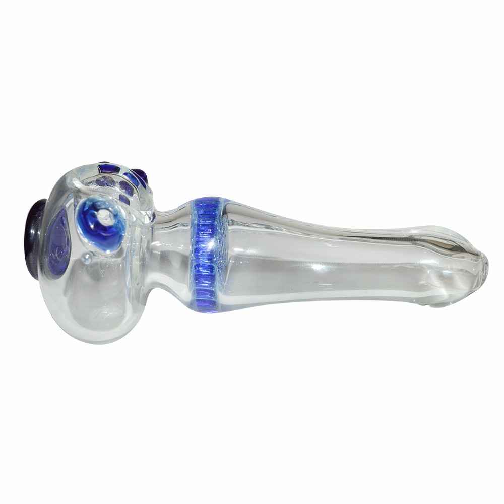 Color Honey Comb Glass Pipe (13cm)