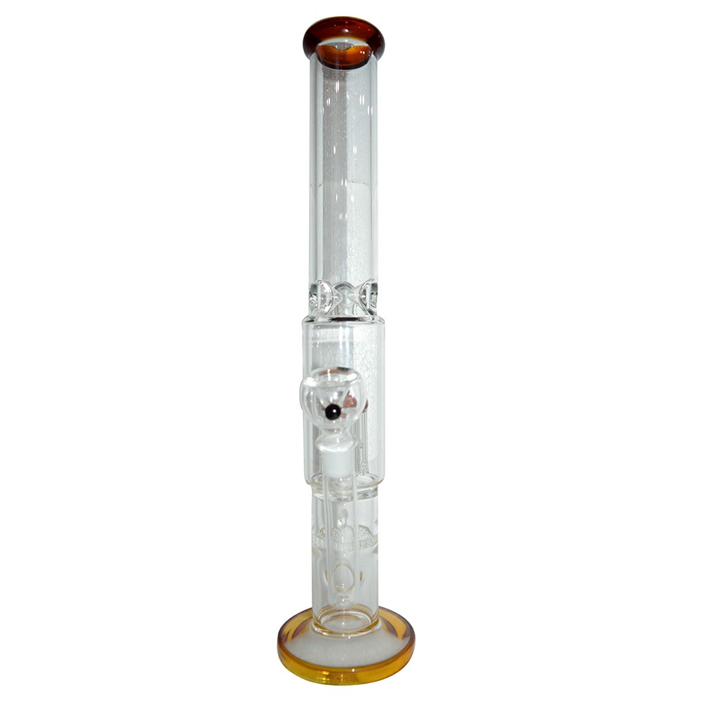 18 Inch Simple Smoking Glass Ice Bong 