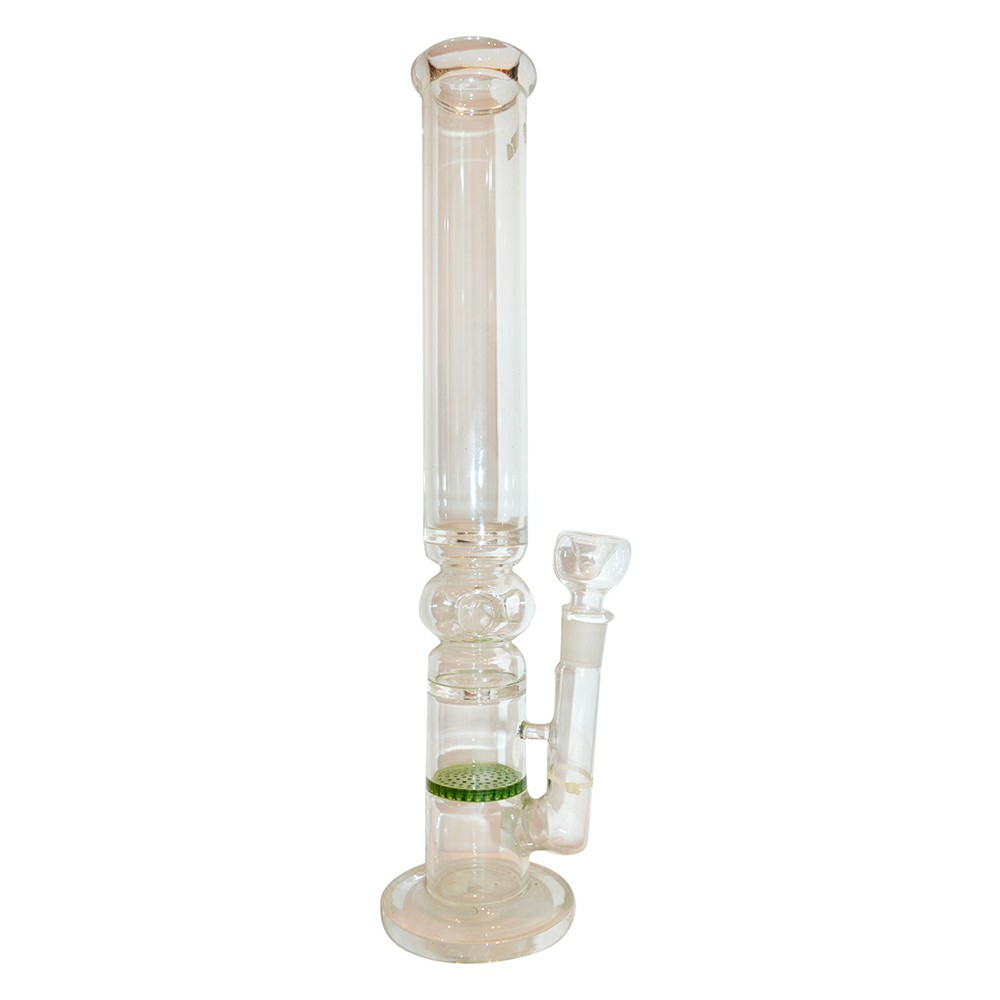 18inch Smoking Glass Ice Bong (Transparent)