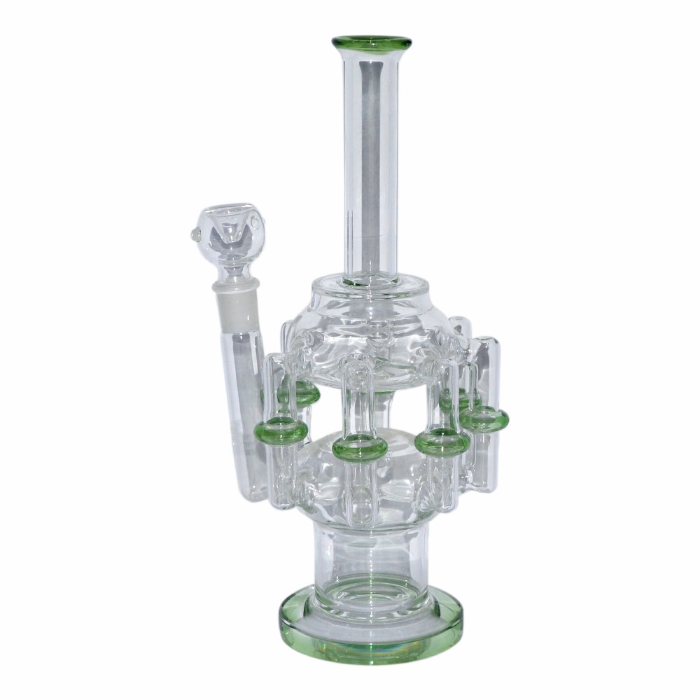 16 Inch Traditional Design Smoke Glass Ice Bong 