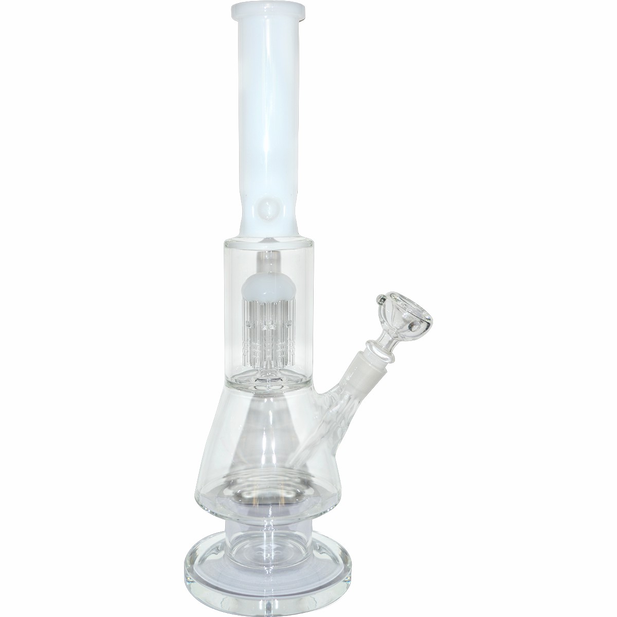 16 Inch 50mm Glass Ice Bong 