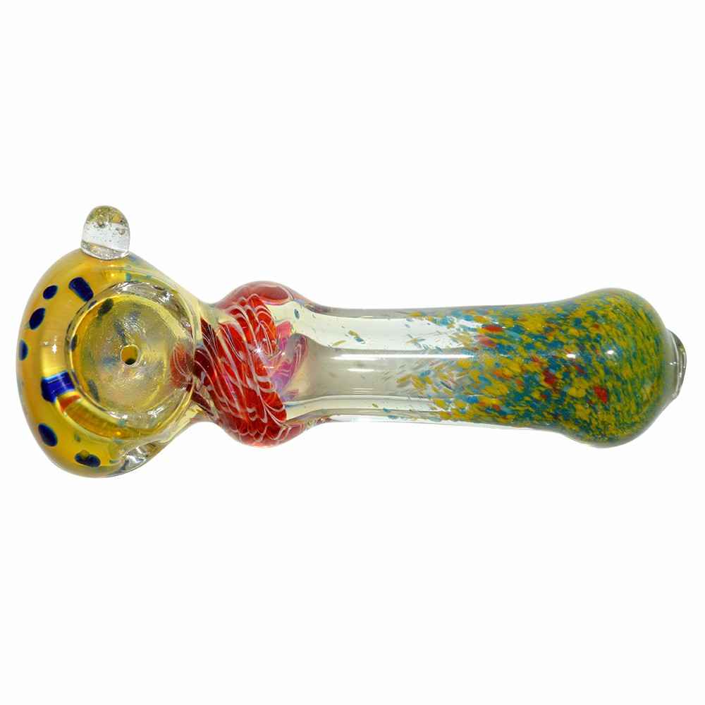 Multi Color Glass Pipe (10cm) 