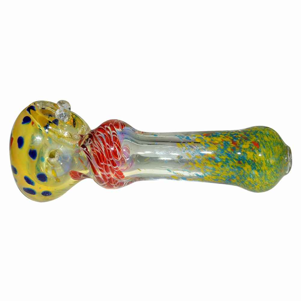 Multi Color Glass Pipe (10cm) 