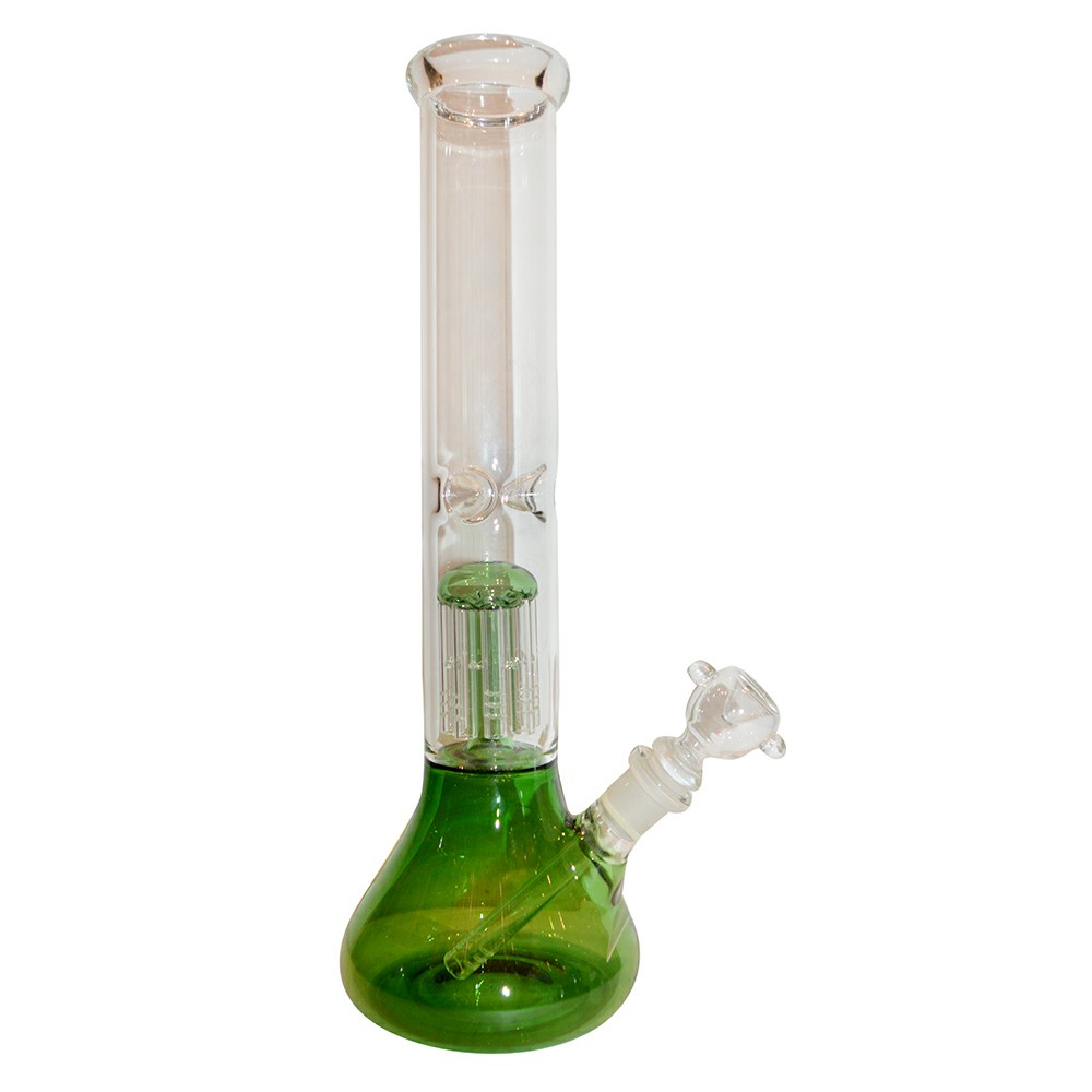 16 Inch Plain Glass Ice Bong 