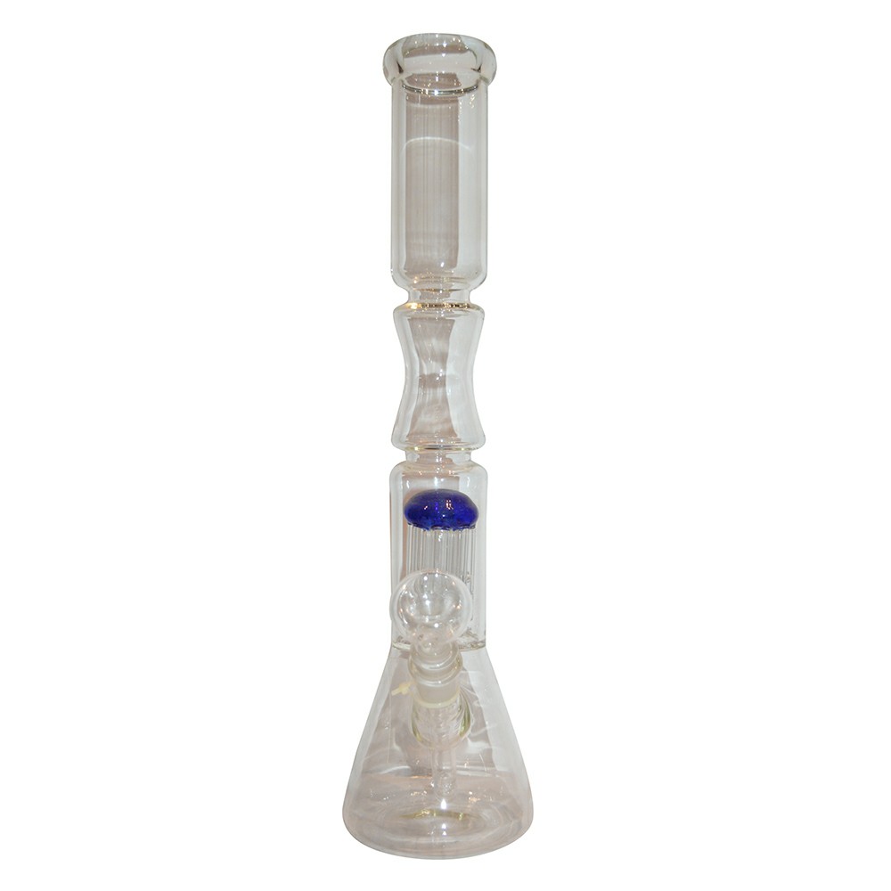 16inch Slim Glass Ice Bong Transparent 