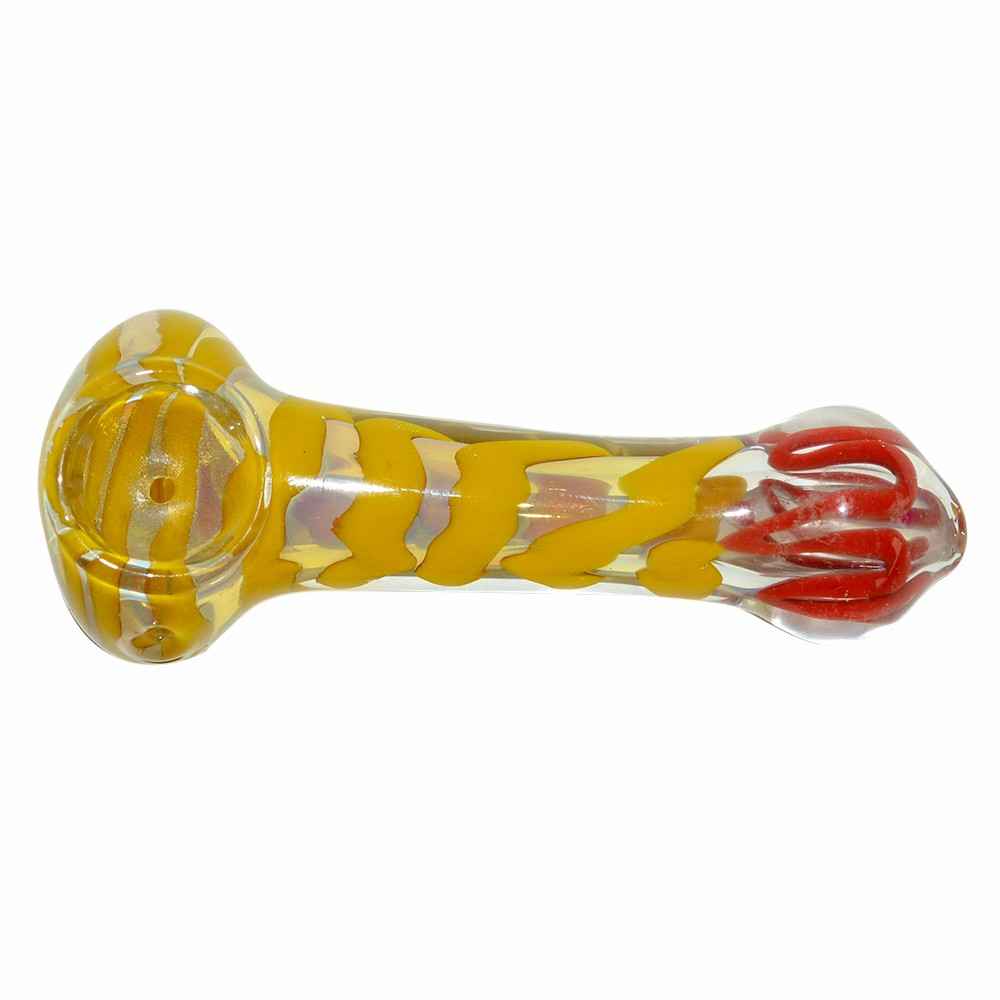 Inside Color Glass Pipe  (10cm)