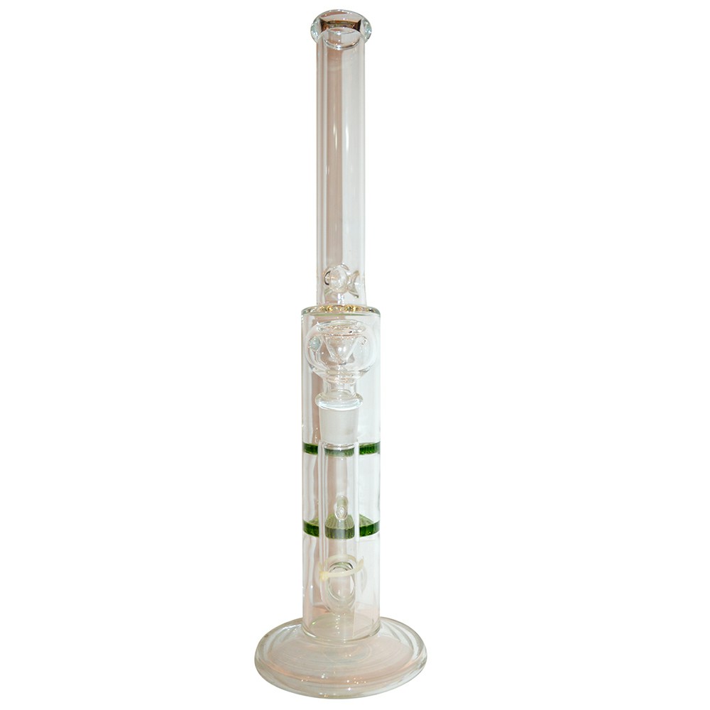 16 Inch Double Honeycomb Glass Ice Bong 