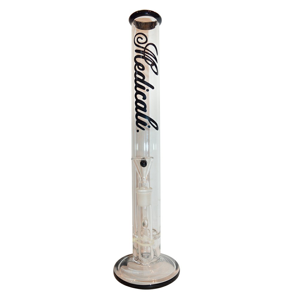 14 Inch Decal Print Glass Ice Bong 