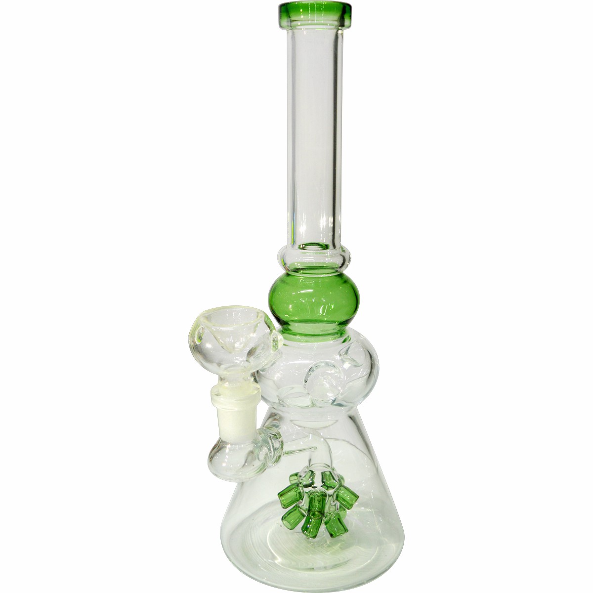 10 Inch Diffuser Glass Ice Bong 
