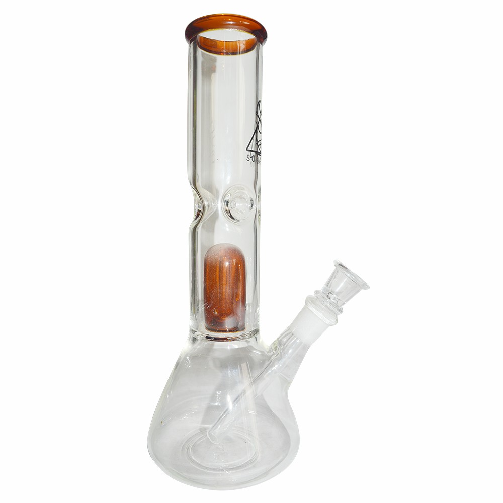 12 Inch Decal Percolator Glass Ice Bong 